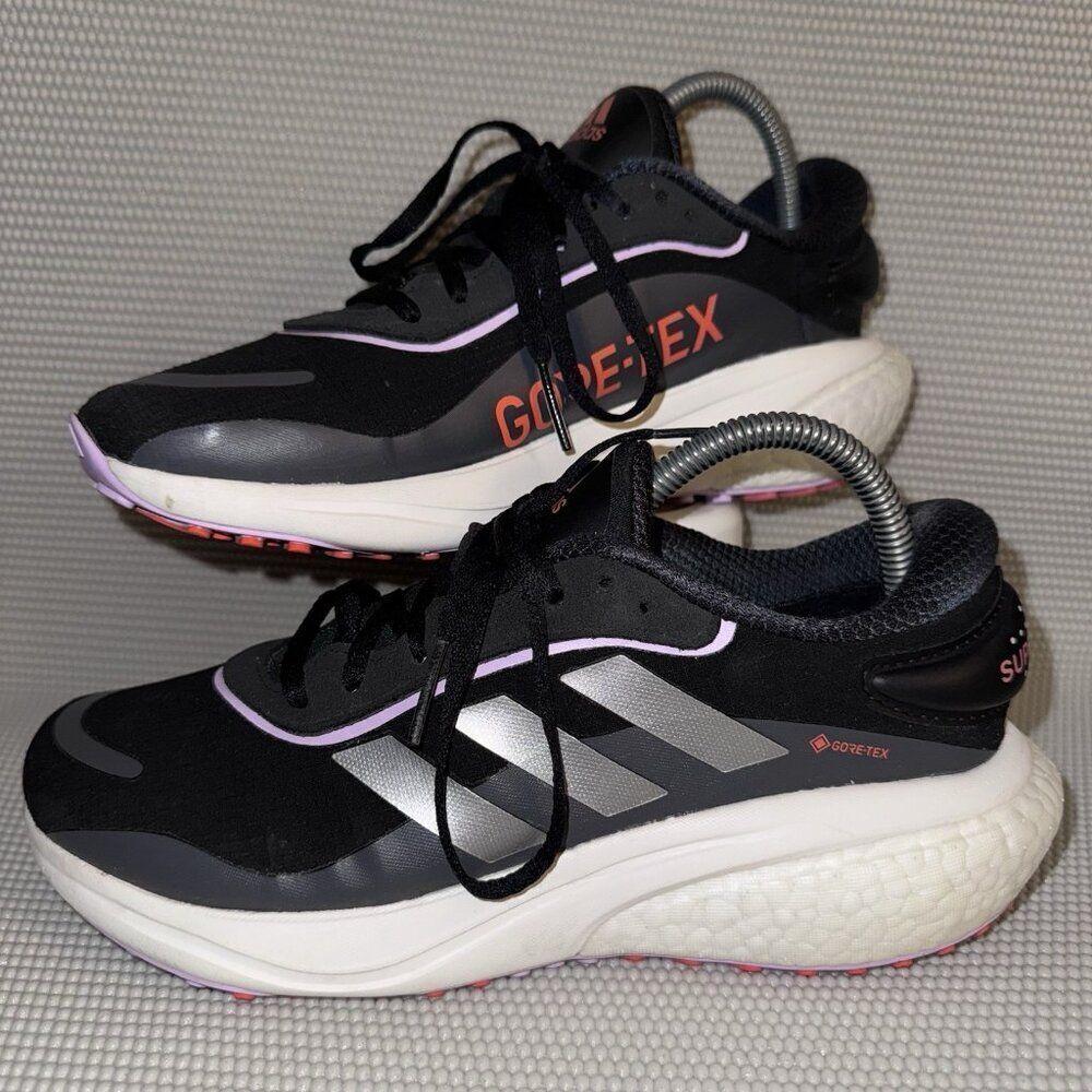 Adidas Supernova Gore-Tex GTX Black White Running Outdoor Shoes Women’s Size 8